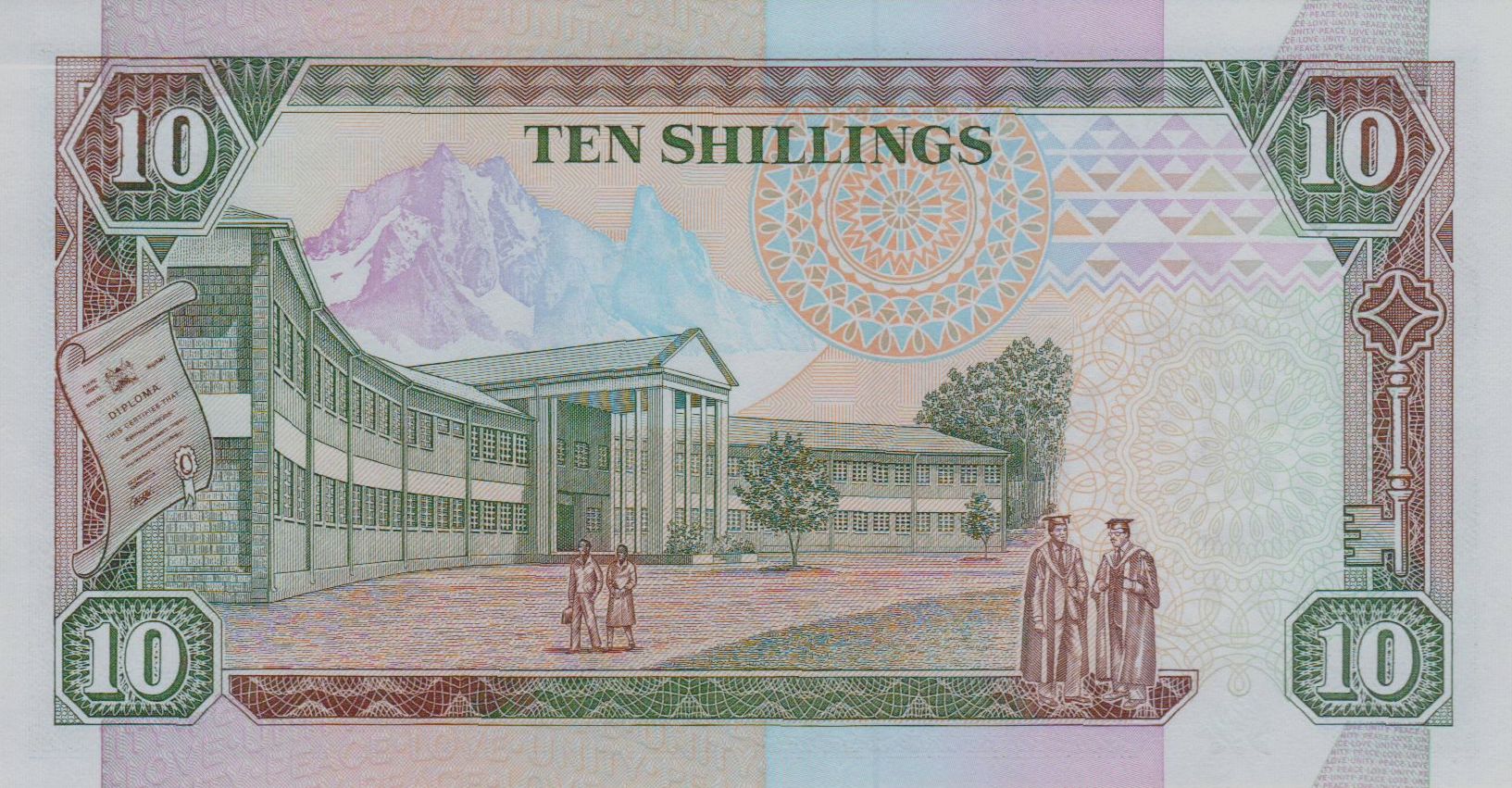 Kenya 10 1994 UNC P-24/f